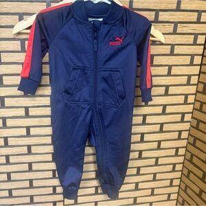 Puma Navy One‎ Piece Outfit Size 6-9 Months